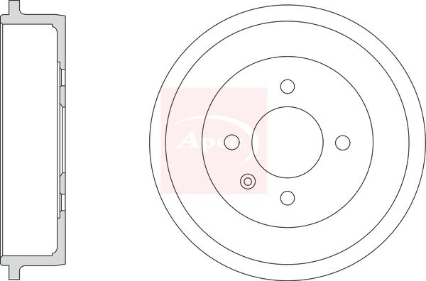 Apec Brake Drum DRM9216 - image 2