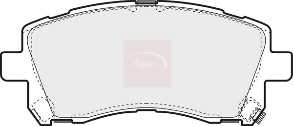 Apec Brake Pads Set PAD1070 - image 2