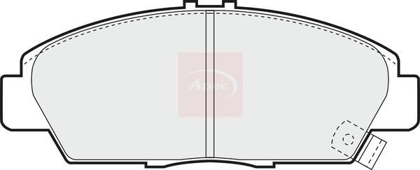 Apec Brake Pads Set PAD795 - image 2