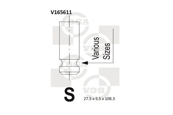 BGA Exhaust Valve V165611 - image 2