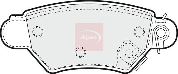 Apec Brake Pads Set PAD1024 - image 2