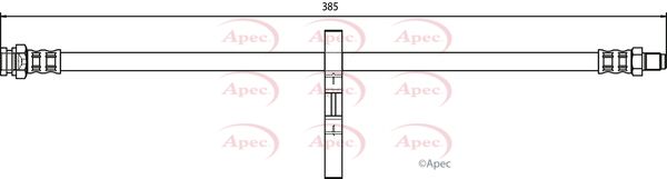 Apec Brake Hose HOS3720 - image 2