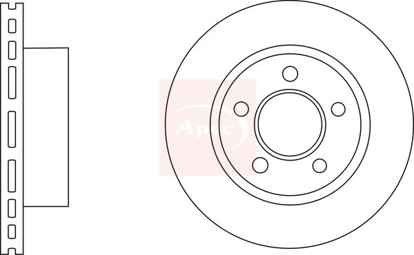 Apec Brake Disc DSK2763 - image 2