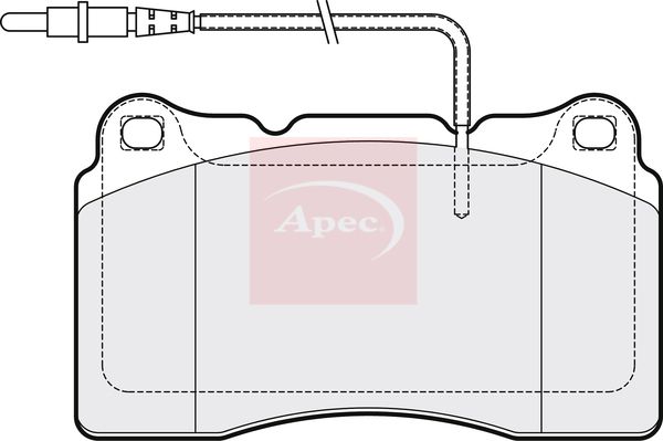 Apec Brake Pads Set PAD1241 - image 2