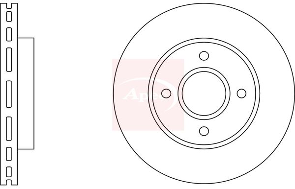 Apec Brake Disc DSK504 - image 2