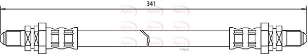 Apec Brake Hose HOS3011 - image 2