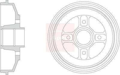 Apec Brake Drum DRM9205