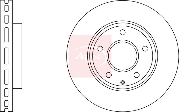 Apec Brake Disc DSK3044 - image 2