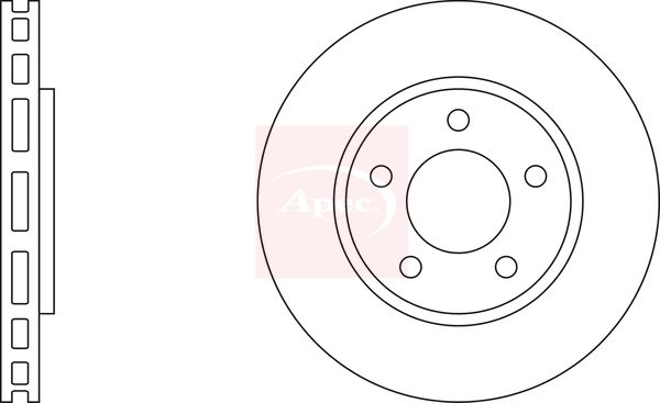 Apec Brake Disc DSK2118 - image 2