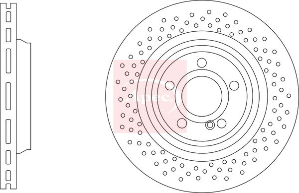 Apec Brake Disc DSK3640 - image 2