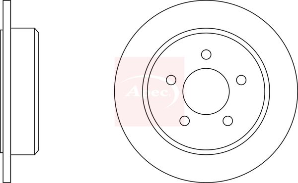 Apec Brake Disc DSK2069 - image 2