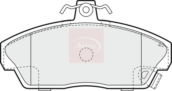 Apec Brake Pads Set PAD1185 - image 2