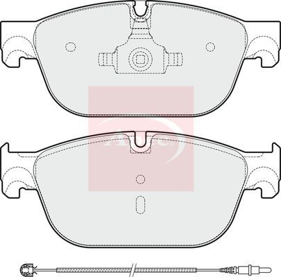 Apec Brake Pads Set PAD1809 - image 2