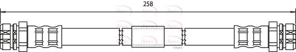 Apec Brake Hose HOS3758 - image 2
