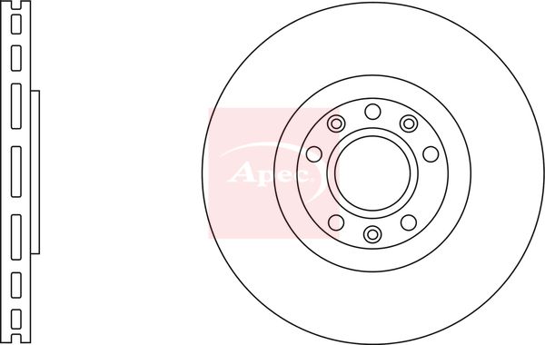 Apec Brake Disc DSK2836 - image 2