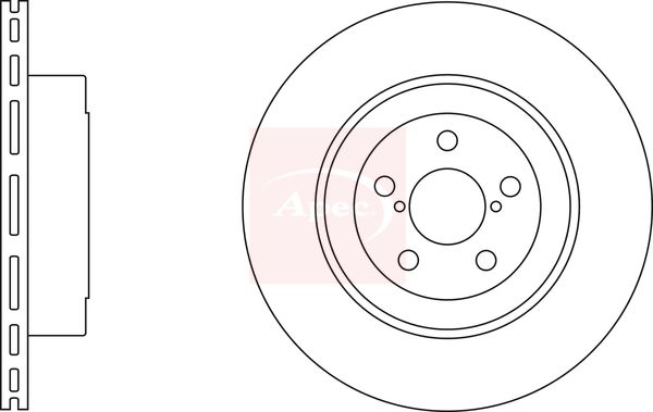 Apec Brake Disc DSK2372 - image 2