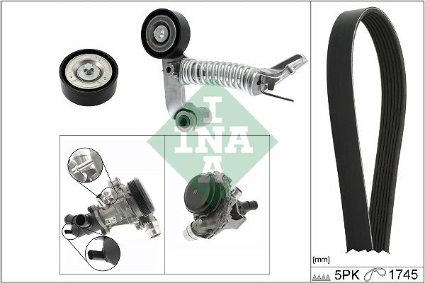INA Drive Belt Kit 529031930 - image 2