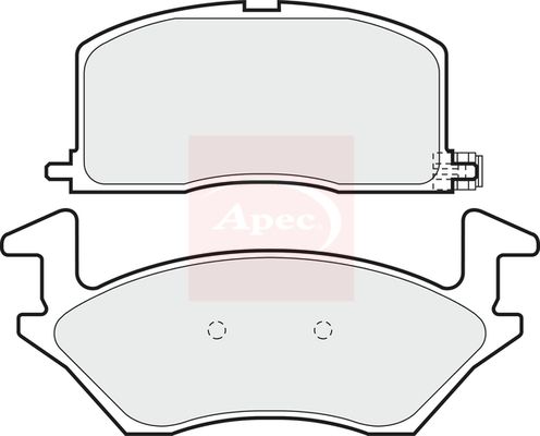 Apec Brake Pads Set PAD720 - image 2