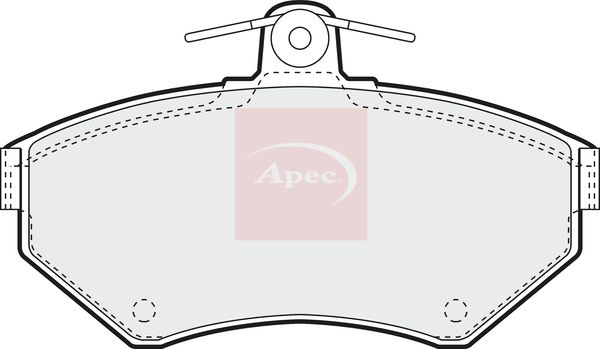 Apec Brake Pads Set PAD961 - image 2
