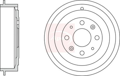 Apec Brake Drum DRM9956