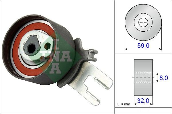 INA Timing Belt Tensioner 531085910 - image 2