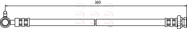 Apec Brake Hose HOS3781 - image 2