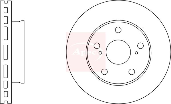 Apec Brake Disc DSK2768 - image 2