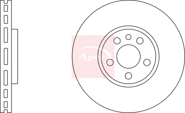 Apec Brake Disc DSK2205 - image 2