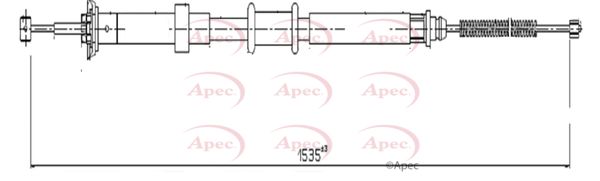 Apec Handbrake Cable CAB1602 - image 2