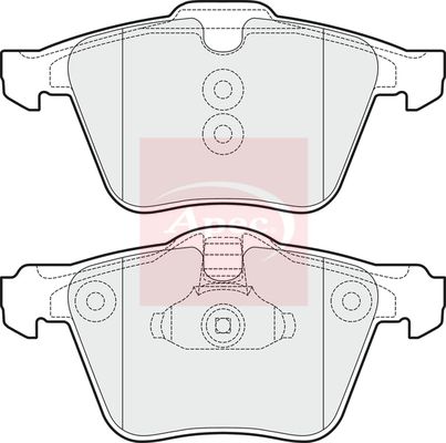 Apec Brake Pads Set PAD1494 - image 2