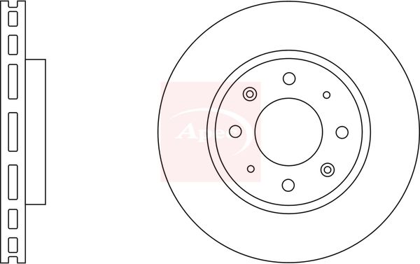Apec Brake Disc DSK2319 - image 2