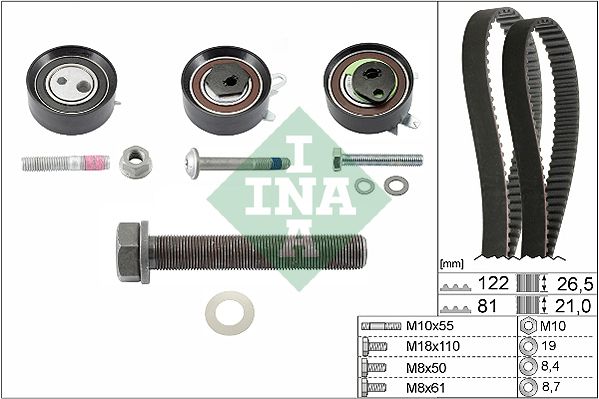INA Timing Belt Kit 530048410 - image 2