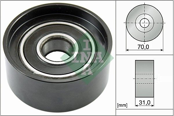 INA Drive Belt Deflection Guide Pulley 532058810 - image 2