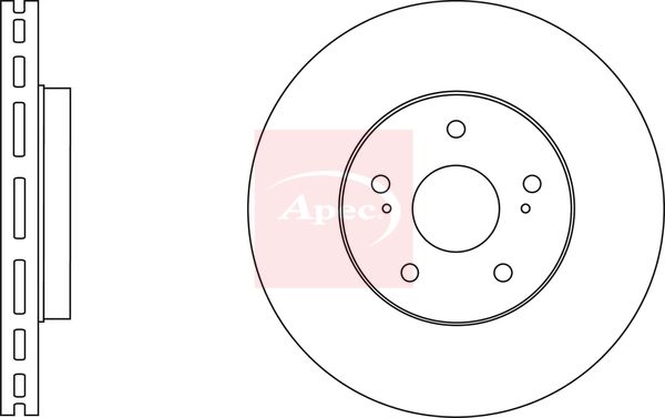 Apec Brake Disc DSK3589 - image 2