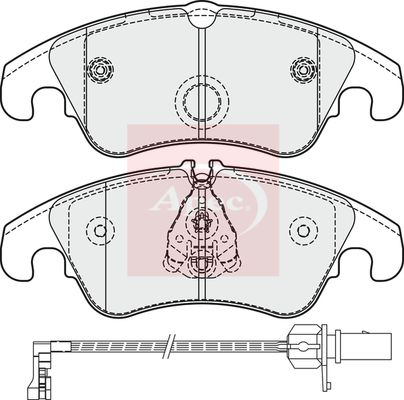 Apec Brake Pads Set PAD1862 - image 2