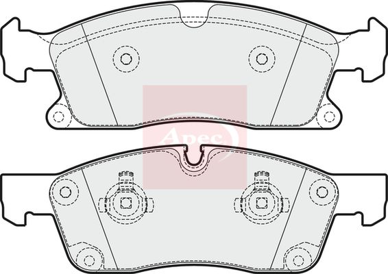 Apec Brake Pads Set PAD1924 - image 2