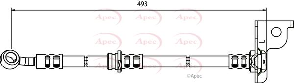 Apec Brake Hose HOS3572 - image 2