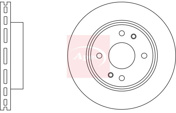 Apec Brake Disc DSK2972 - image 2