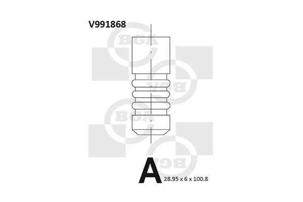BGA Exhaust Valve V991868 - image 2
