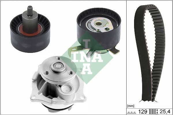 INA Timing Belt Kit & Water Pump 530006630 - image 2