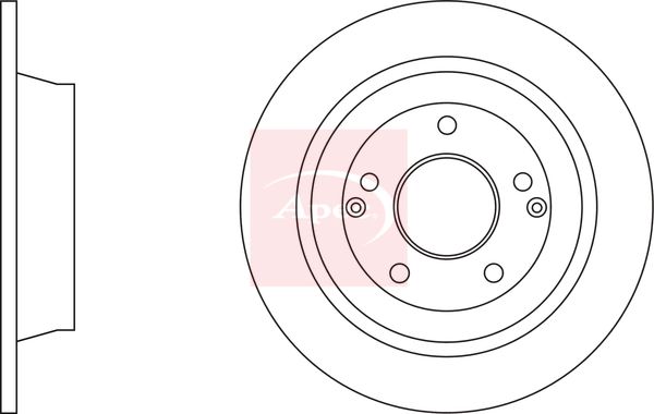 Apec Brake Disc DSK4163 - image 2