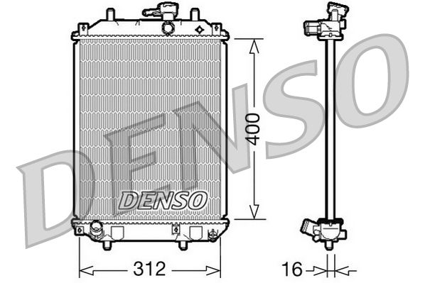 Denso Radiator DRM35002 - image 2