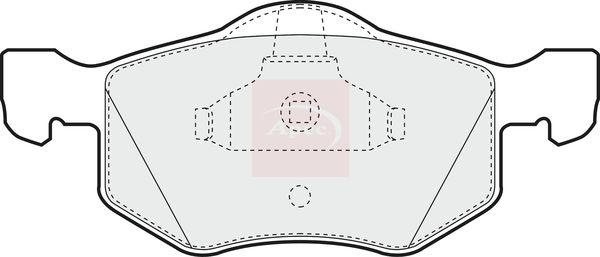 Apec Brake Pads Set PAD1254 - image 2