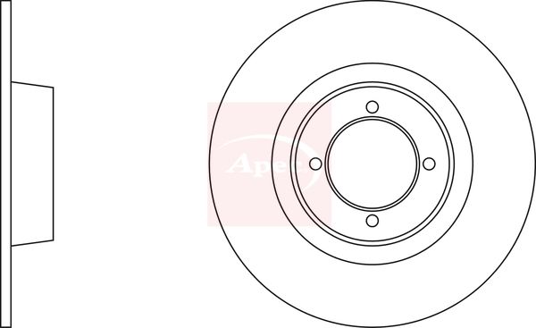 Apec Brake Disc DSK714 - image 2