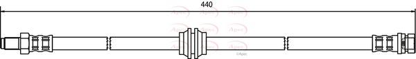 Apec Brake Hose HOS3417 - image 2
