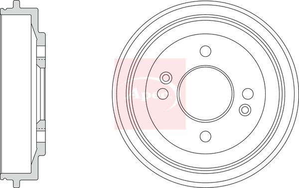 Apec Brake Drum DRM9530 - image 2
