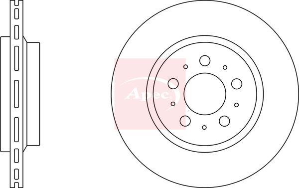 Apec Brake Disc DSK2441 - image 2