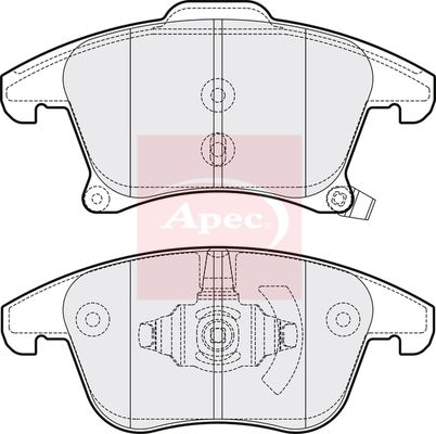 Apec Brake Pads Set PAD2070 - image 2