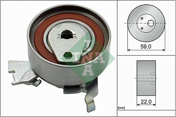 INA Timing Belt Tensioner 531027330 - image 2