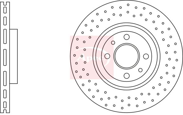 Apec Brake Disc DSK3236 - image 2